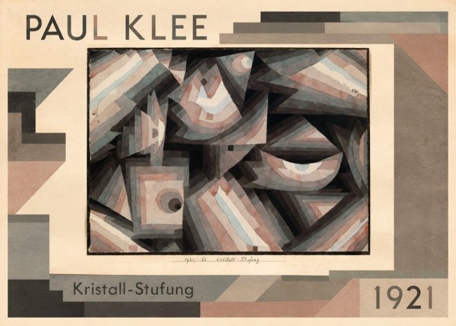 Paul Klee Kristall-stufung I No1 - Plakát