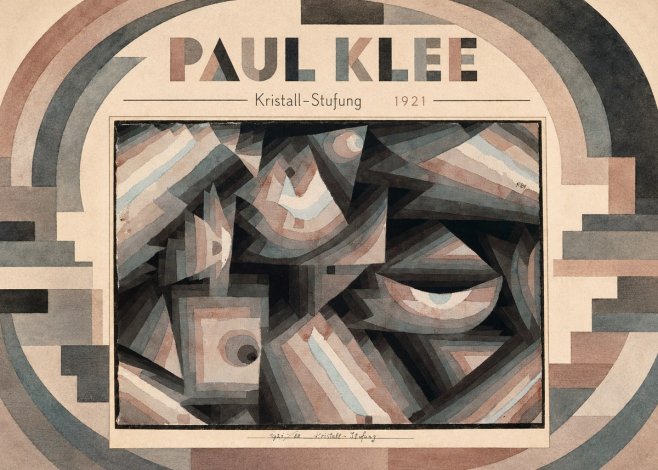 Paul Klee Kristall-stufung I No6 - Plakát