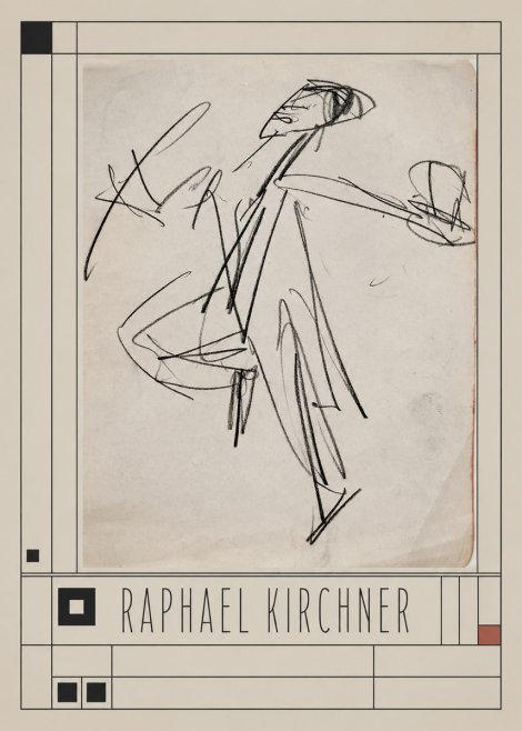 Raphael Kirchner Dynamic Dancer Sketch No3 - Plakát