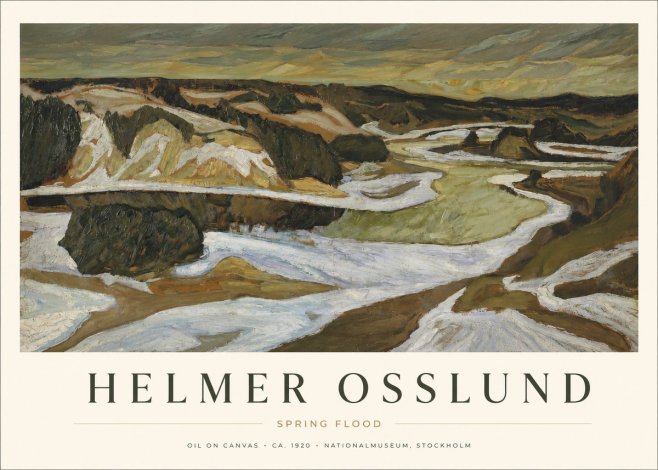 Helmer Osslund Spring Flood No1 - Plakát