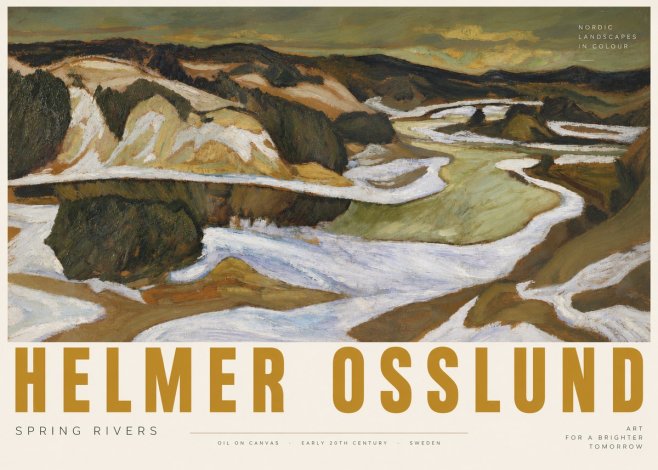 Helmer Osslund Spring Flood No6 - Plakát