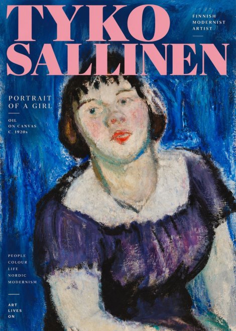 Tyko Sallinen Portrait of a Girl II No2 - Plakát
