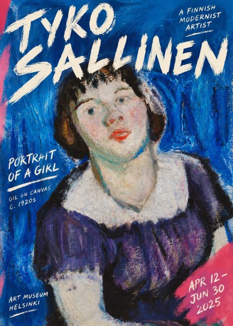 Tyko Sallinen Portrait of a Girl II No3 - Plakát