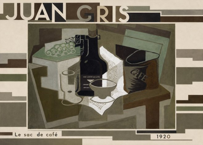 Juan Gris Le Sac De Café No4 - Plakát
