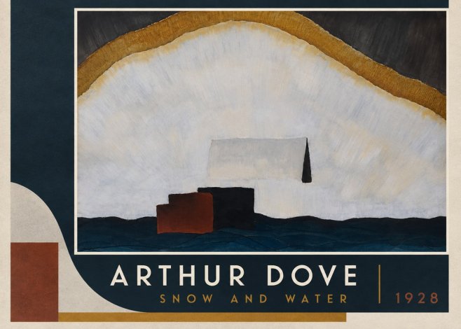 Arthur Dove Snow and Water No2 - Plakát