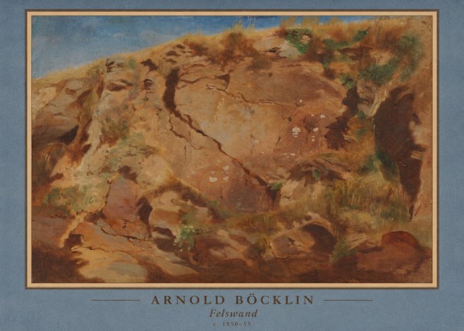 Arnold Böcklin Felswand No3 - Plakát