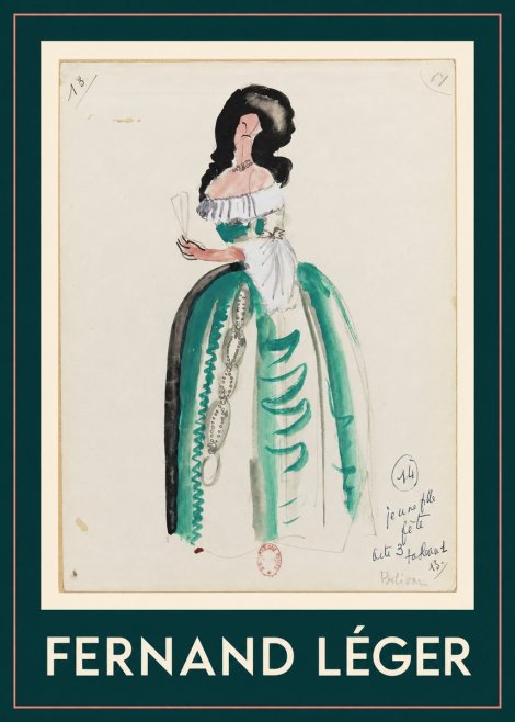 Fernand Léger Jeune Fille En Fête (Costume Design) No1 - Plakát