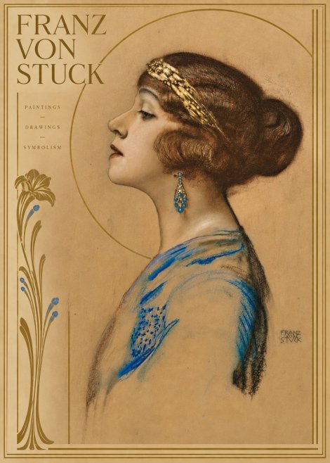 Franz von Stuck Head of a Girl No6 - Plakát