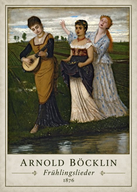 Arnold Böcklin Frühlingslieder No1 - Plakát