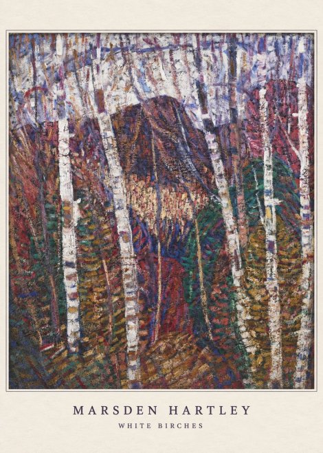 Marsden Hartley White Birches No6 - Plakát