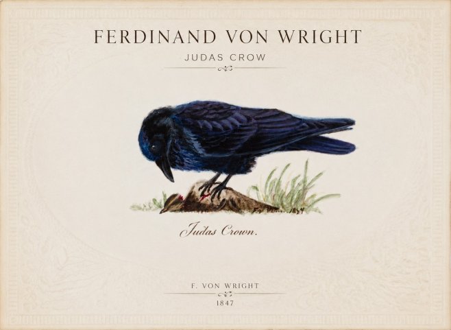 Ferdinand von Wright Judas Crow No1 - Plakát