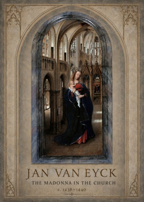 Jan van Eyck The Madonna in the Church No1 - Plakát