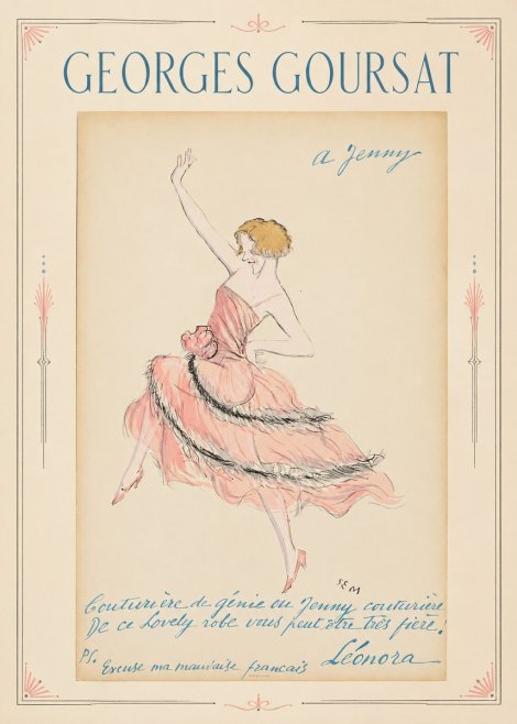 Georges Goursat A Jenny No2 - Plakát
