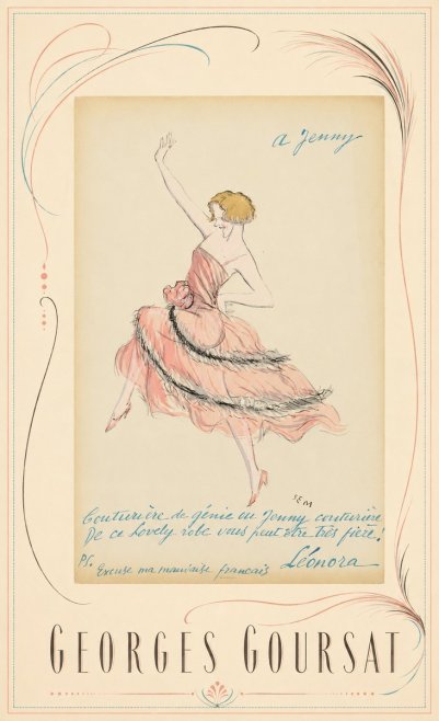 Georges Goursat A Jenny No4 - Plakát