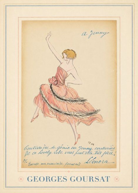 Georges Goursat A Jenny No6 - Plakát