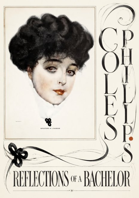 Coles Phillips Reflections of a Bachelor No6 - Plakát