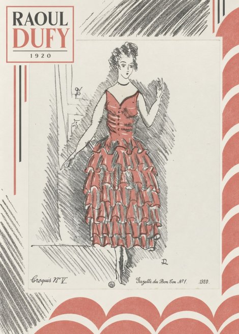 Raoul Dufy Croquis N°v No6 - Plakát