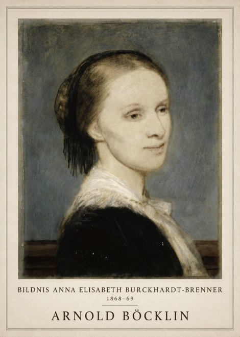 Arnold Böcklin Bildnis Anna Elisabeth Burckhardt-brenner No1 - Plakát