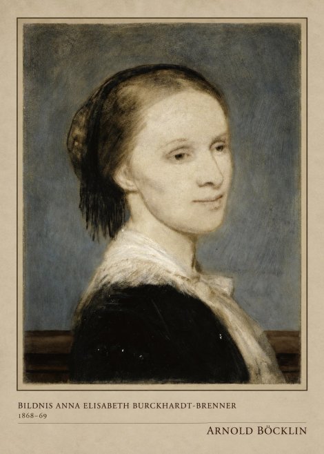 Arnold Böcklin Bildnis Anna Elisabeth Burckhardt-brenner No4 - Plakát