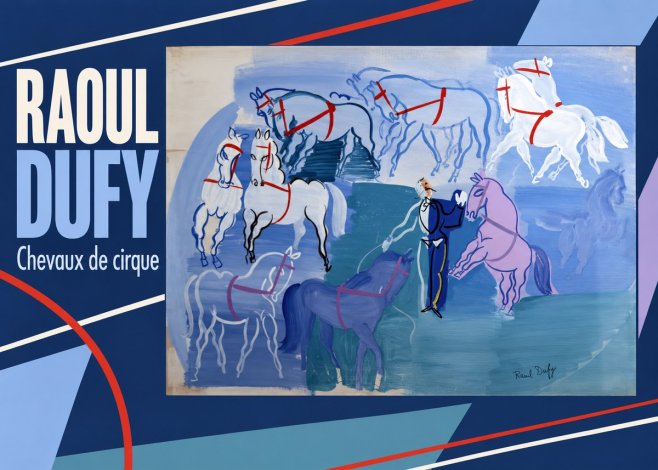 Raoul Dufy Chevaux De Cirque No5 - Plakát