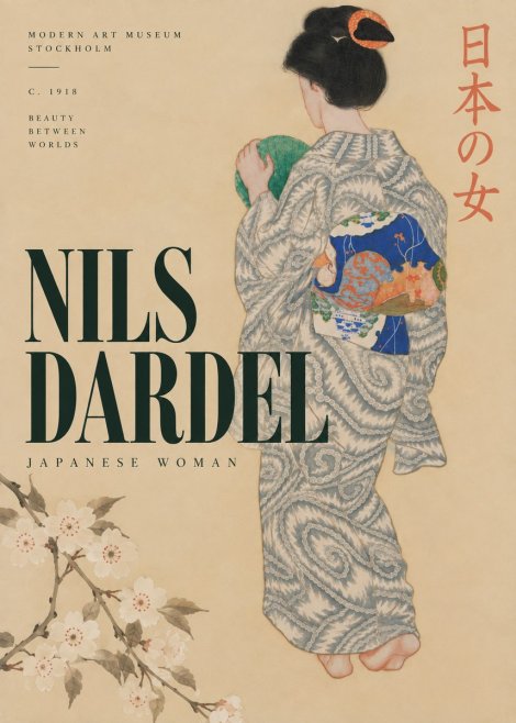 Nils Dardel Japanese Woman No4 - Plakát
