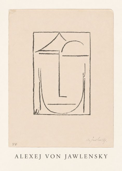 Alexej von Jawlensky Abstract Head No4 - Plakát