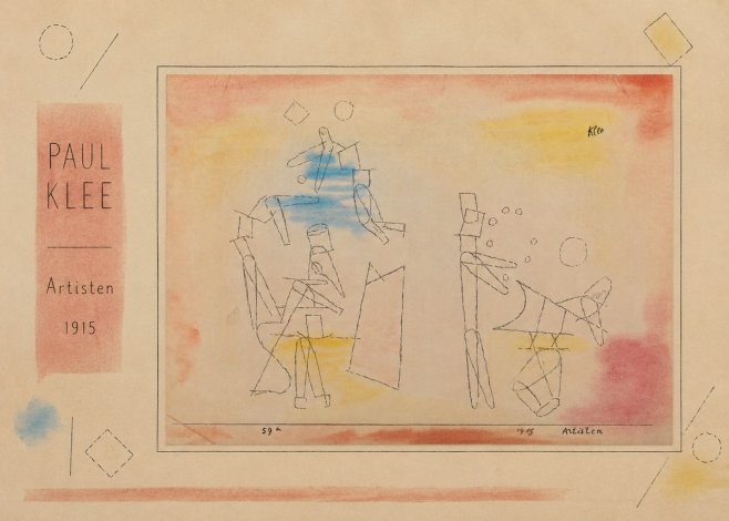 Paul Klee Artisten No2 - Plakát