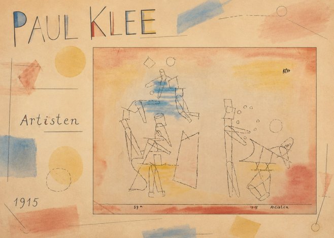 Paul Klee Artisten No3 - Plakát