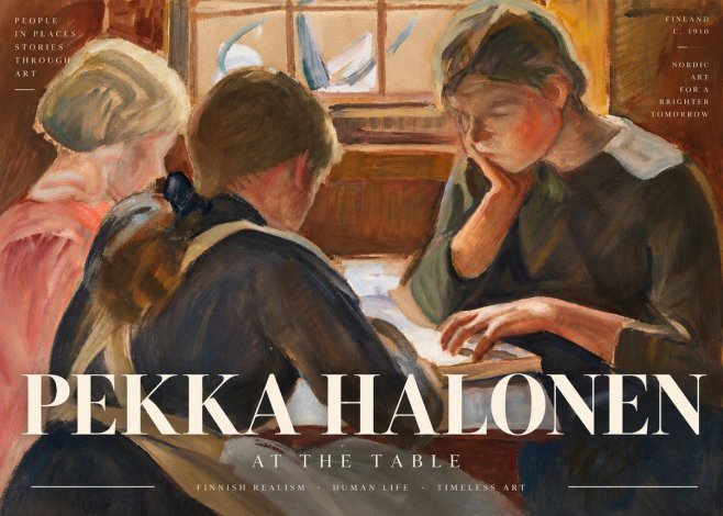 Pekka Halonen At the Table No6 - Plakát