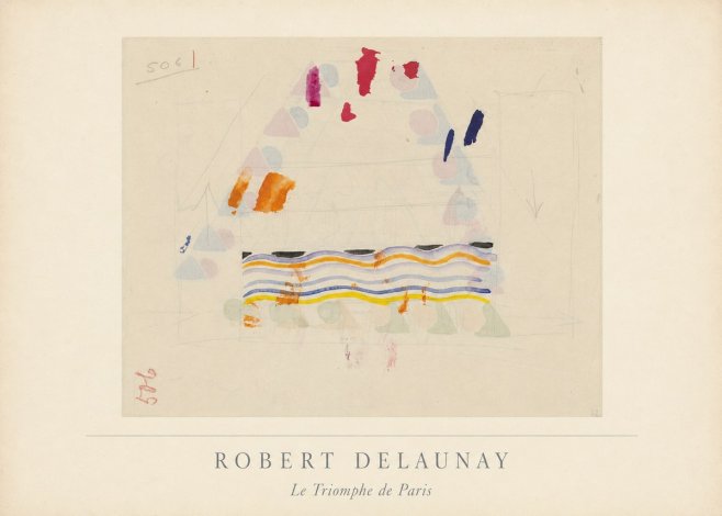 Robert Delaunay Le Triomphe De Paris V No3 - Plakát