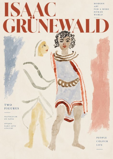 Isaac Grünewald Figures No4 - Plakát