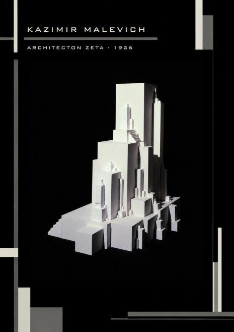 Kazimir Malevich Architecton Zeta No4 - Plakát