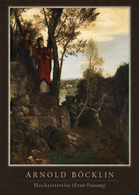 Arnold Böcklin Hochzeitsreise (Erste Fassung) No4 - Plakát