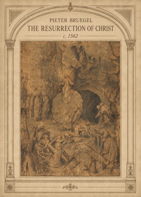 Pieter Bruegel The Resurrection of Christ No4 - Plakát