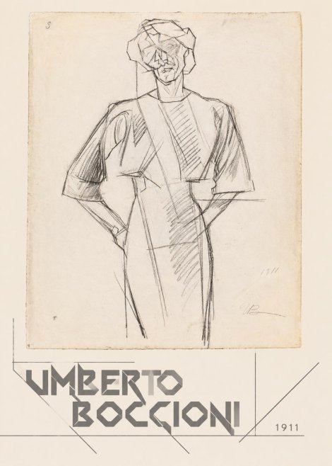 Umberto Boccioni Figure Study, 1911 No4 - Plakát