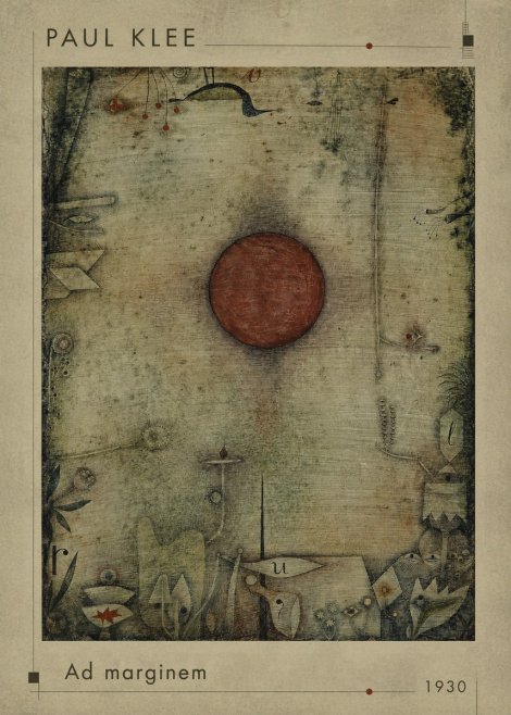 Paul Klee Ad Marginem No1 - Plakát