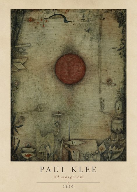 Paul Klee Ad Marginem No5 - Plakát