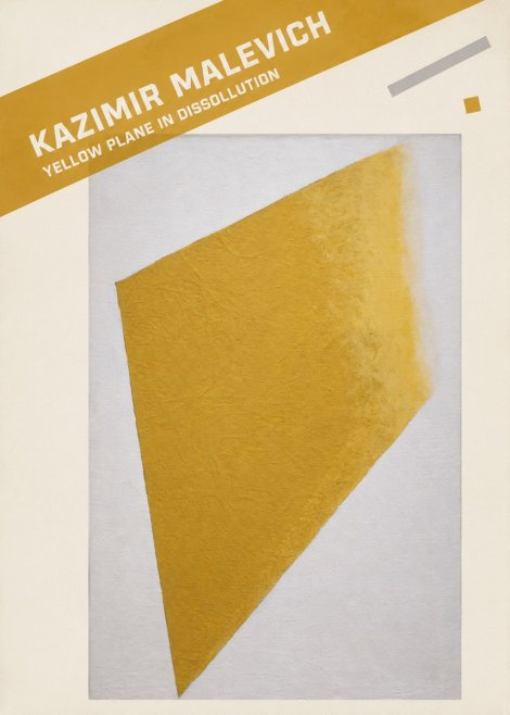 Kazimir Malevich Yellow Plane in Dissolution No3 - Plakát