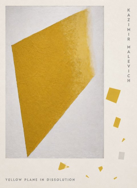 Kazimir Malevich Yellow Plane in Dissolution No5 - Plakát