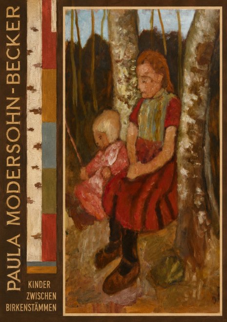 Paula Modersohn-Becker Kinder Zwischen Birkenstämmen No2 - Plakát