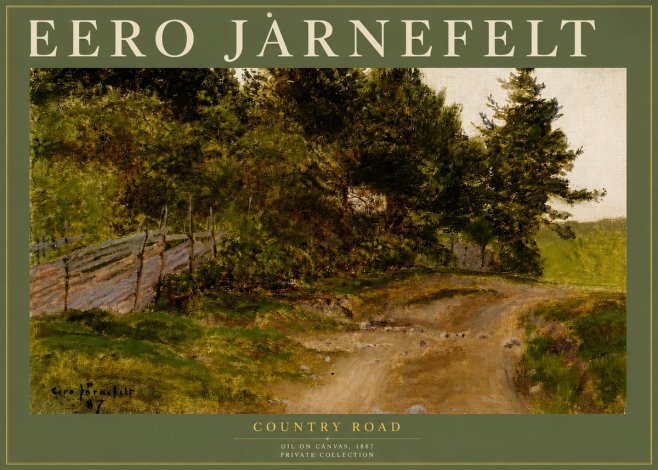 Eero Järnefelt Country Road No4 - Plakát