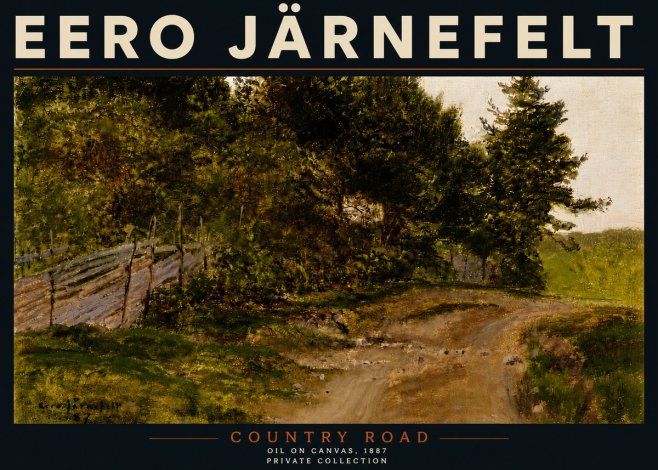 Eero Järnefelt Country Road No5 - Plakát