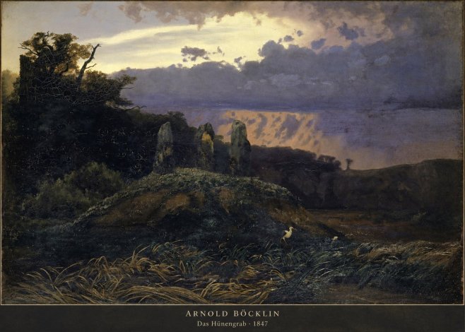 Arnold Böcklin Das Hünengrab No2 - Plakát