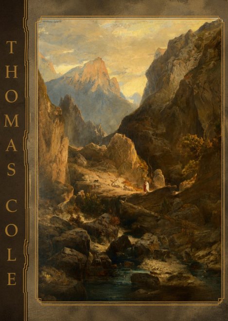 Thomas Cole The Mountain Ford No2 - Plakát