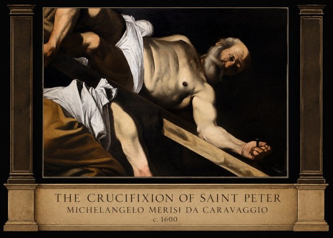 Michelangelo Merisi da Caravaggio The Crucifixion of Saint Peter V No3 - Plakát