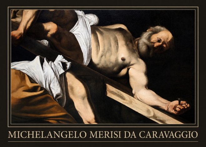 Michelangelo Merisi da Caravaggio The Crucifixion of Saint Peter V No4 - Plakát