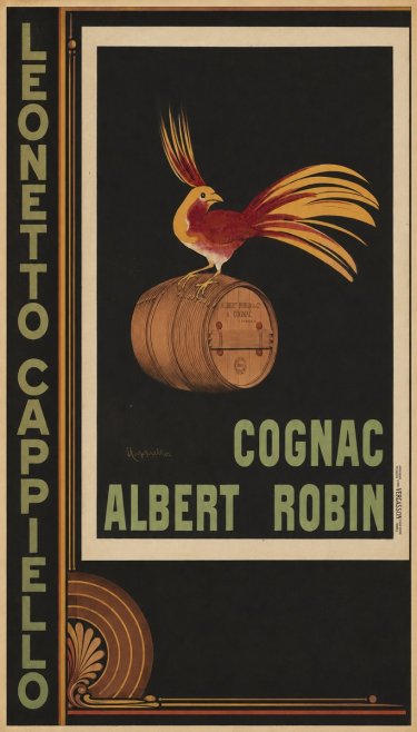 Leonetto Cappiello Cognac Albert Robin No3 - Plakát