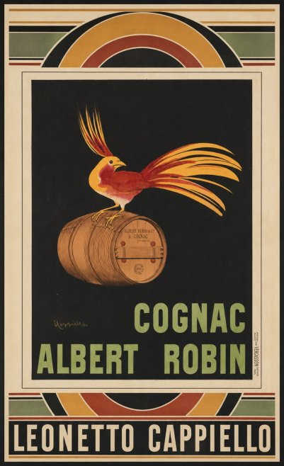 Leonetto Cappiello Cognac Albert Robin No4 - Plakát