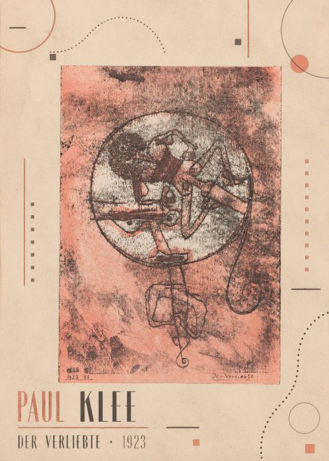 Paul Klee Der Verliebte II No2 - Plakát