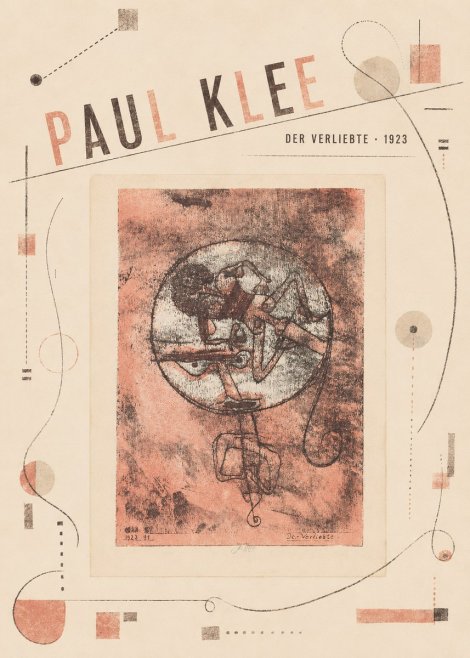 Paul Klee Der Verliebte II No5 - Plakát